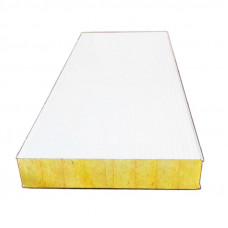 Стеновая сэндвич-панель 80 мм, минвата, ширина 1190 мм, ГОСТ 32603 2021, класс 2, металл 0.45 мм, 6 метров Стеновая сэндвич-панель 80 мм, минвата, ширина 1190 мм, ГОСТ 32603 2021, класс 2, металл 0.45 мм, 6 метров